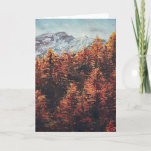 Golden Autumn Sunrise Kaart