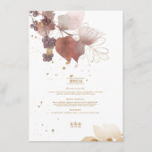 Golden Autumn Wedding Berries ID655 Menu (Voorkant)