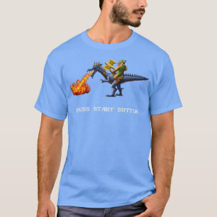 Golden Ax Pixel Style Retro DOS game fan T-shirt