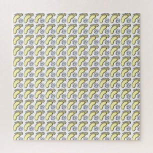 Golden Baby Foot Legpuzzel
