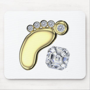 Golden Baby Foot Muismat