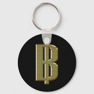 GOLDEN BAHT SIGN ฿ Thaise ฿ Sleutelhanger