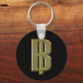 GOLDEN BAHT SIGN ฿ Thaise ฿ Sleutelhanger (Voorkant)