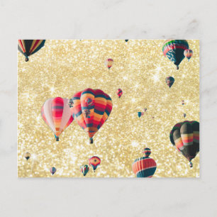 Golden Balloons Briefkaart