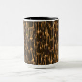 Golden Bamboo Natuur Pattern Mok (Midden)