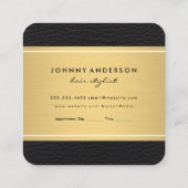 Golden Bar Cuir Belle Femme Rendez-vous (Dos)