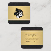 Golden Bar Cuir Belle Femme Rendez-vous (Devant / Derrière)