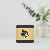 Golden Bar Leather Beauful Woman Appointment Afsprakenkaartje (Staand voorkant)