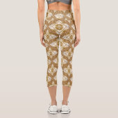 Golden Baroque Capri Leggings (Verso)