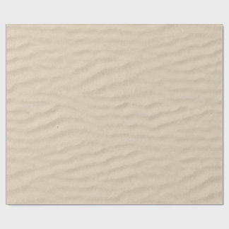 Golden Beach Sand Photo-Effect Faux Sand Cadeaupapier