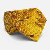 GOLDEN BEE HIVE STROPDAS (Opgerold)