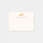 Golden Bee Waterverf, gepersonaliseerd Post-it® Notes (Voorkant)