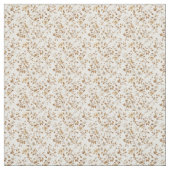 Golden Beige Toile met Rozen en bloesems Stof (Swatch)