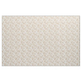 Golden Beige Toile met Rozen en bloesems Stof (Fat Quarter)