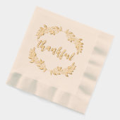 Golden Berry Branche Wreath Thanksgiving (Gauche)