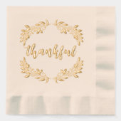 Golden Berry Branche Wreath Thanksgiving (Recto)