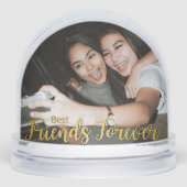 Golden Best Friends Forever Modern Script Photo (Avant)