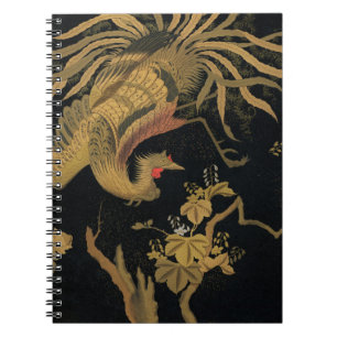 Golden Bird Japans Klassiek Antiek Notitieboek