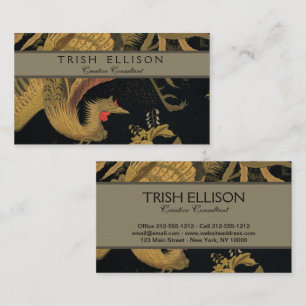 Golden Bird Japans Klassiek Antiek Visitekaartje