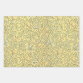 Golden Birds  Morris Pattern Rozen Inpakpapier Vel (Voorkant)