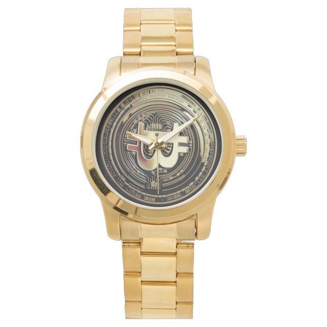 Golden Bitmunt Horloge (Voorkant)