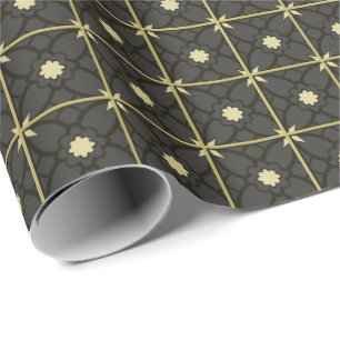 Golden Black Cadeaupapier