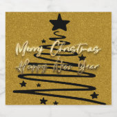 Golden Black Label Set  Sparkling Wijnetiket (Enkel label)