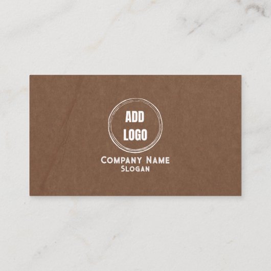 Golden & Black Plain Visitekaartje (Achterkant)