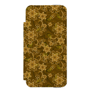 Golden bloempatroon