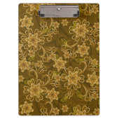 Golden bloempatroon klembord (Voorkant)