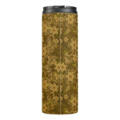 Golden bloempatroon thermosbeker (Achterkant)