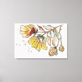 Golden Bloom Canvas Afdruk (Voorkant)