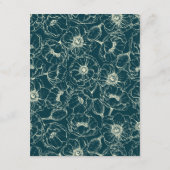 Golden Bloom Wedding Details Informatiekaartje (Achterkant)