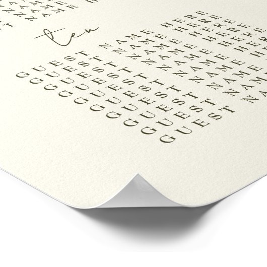 Golden Blooms Poster (Hoek)