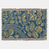 Golden Blossom Elegance Deken (Voorkant)