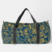 Golden Blossom Elegance Duffle Bag Plunjezak (Achterkant)