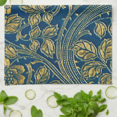 Golden Blossom Elegance Keuken Handdoeken (Gevouwen)