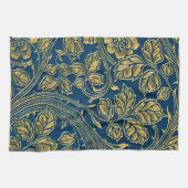 Golden Blossom Elegance Keuken Handdoeken (Horizontaal)