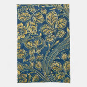 Golden Blossom Elegance Keuken Handdoeken (Verticaal)