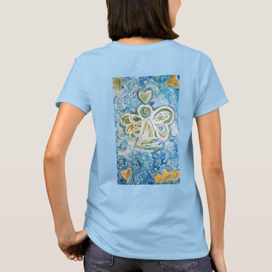 Golden Blue Angel T-shirt (Rug) (Achterkant)
