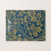 Golden Blue Elegance Puzzle (Horizontal)