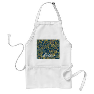 Golden Blue Elegance Standaard Schort
