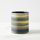 Golden Blue Lines Zwart 325 ml Two-Tone Mok (Center)
