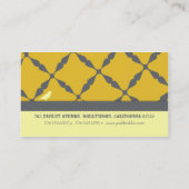 Golden Blue Visitekaartjes (Achterkant)