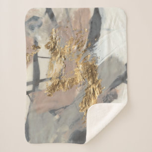 Golden Blush Sherpa Deken