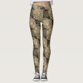Golden Boho Mandalas Leggings (Devant)