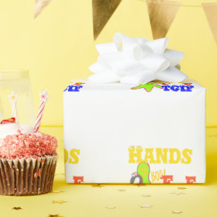 Golden Boo. Girly TGIF Bedankt God zij zijn vrijda Cadeaupapier