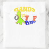 Golden Boo. Girly TGIF Bedankt God zij zijn vrijda Ovale Sticker (Tas)