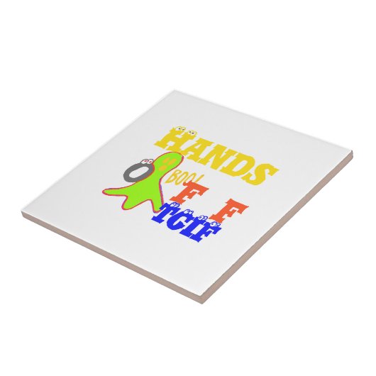 Golden Boo. Girly TGIF Bedankt God zij zijn vrijda Tegeltje (Zijkant)