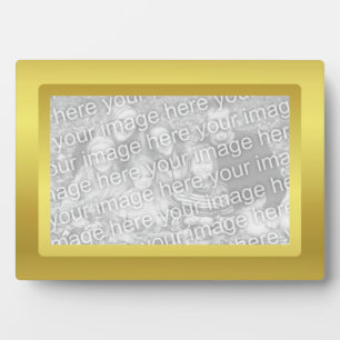 Golden Border Fotoplaat